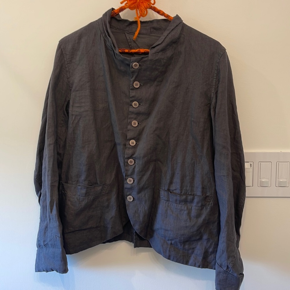 CP Shades Grey linen jacket